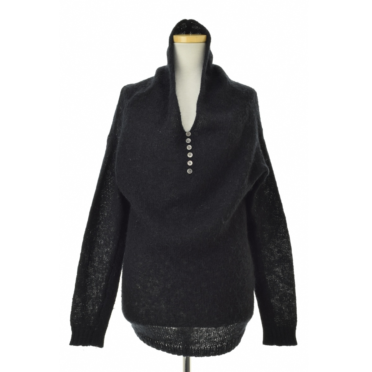 ブランド古着】pas de calais / パドカレ モヘヤ混 長袖ニットセーター