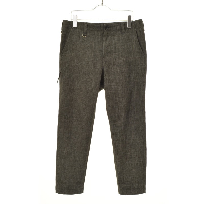 UNIFORM EXPERIMENT / ��˥ե����२�����ڥ���� 19AW UE-192023 SHARKSKIN SIDE POCKET TAPERED PANTS �ѥ�� 
