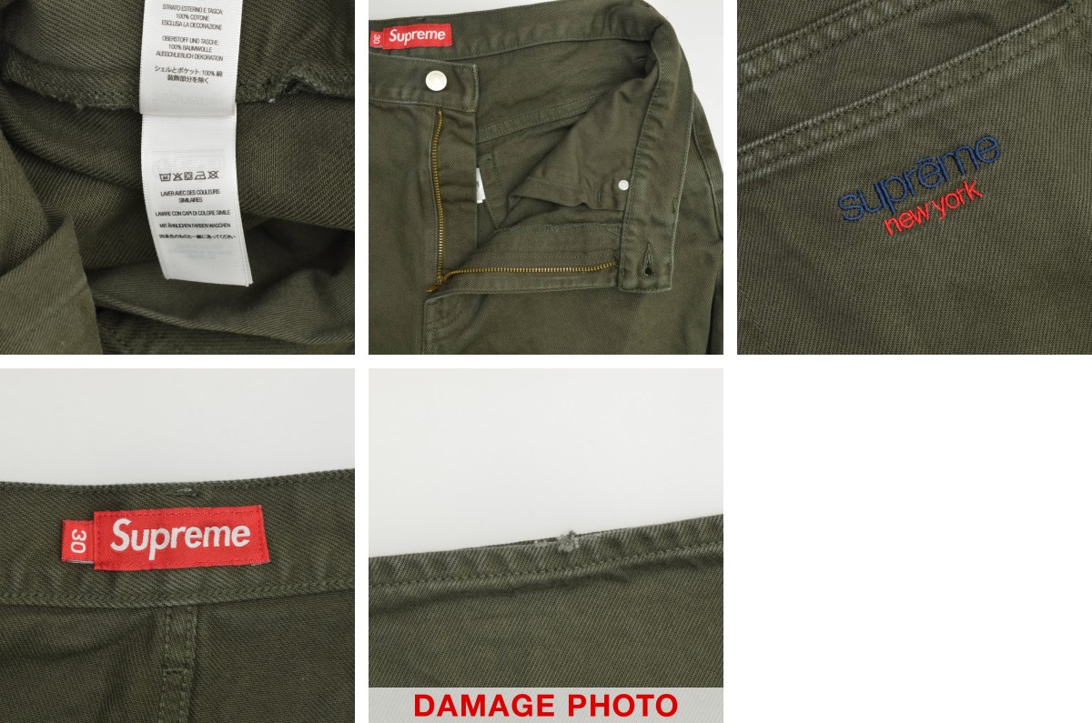 パンツ Supreme Baggy Jean Olive 32 パンツ Supreme Baggy Jean Olive 32 Supreme SUPREME