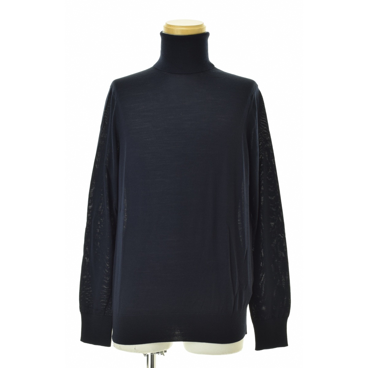 エルメネジルドゼニア Ermenegildo Zegna タートルネックニット 美品