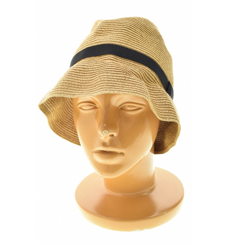 mature ha. ⁄ マチュアーハ ⁄ BOXED HAT（つば幅7cm）⁄ ペーパーハット