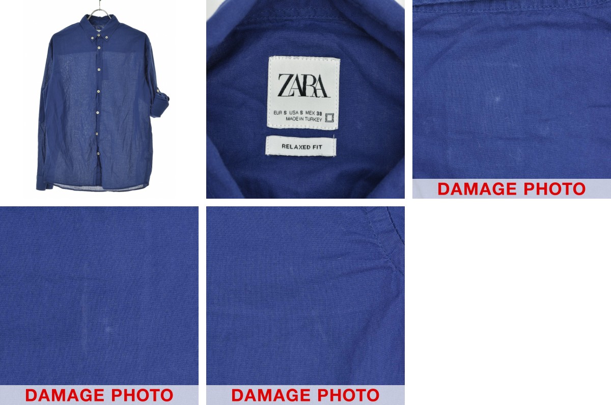 ★ドイツ発*ZARA*新作*リラックスフィット長袖Tシャツ/CM★ ブランド古着】ZARA / ザラ RELAXED FIT リラックスフィット