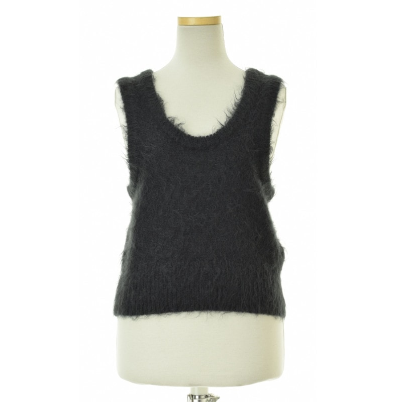 AURALEE / ������꡼ 24AW A24AT06KM BRUSHED SUPER KID MOHAIR MIX TANK ���󥯥ȥå� �Ρ����꡼�֥˥å� 