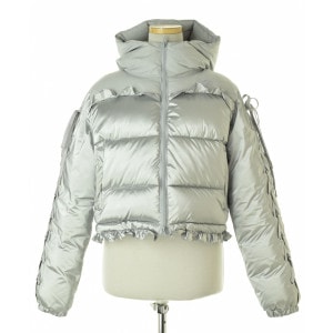 LUVISTRUE / ��������ȥ��롼 24AW AM RIBBON FRILL PUFFER JACKET �졼�����å� �ե�� ���硼�Ⱦ� ���㥱�å� 