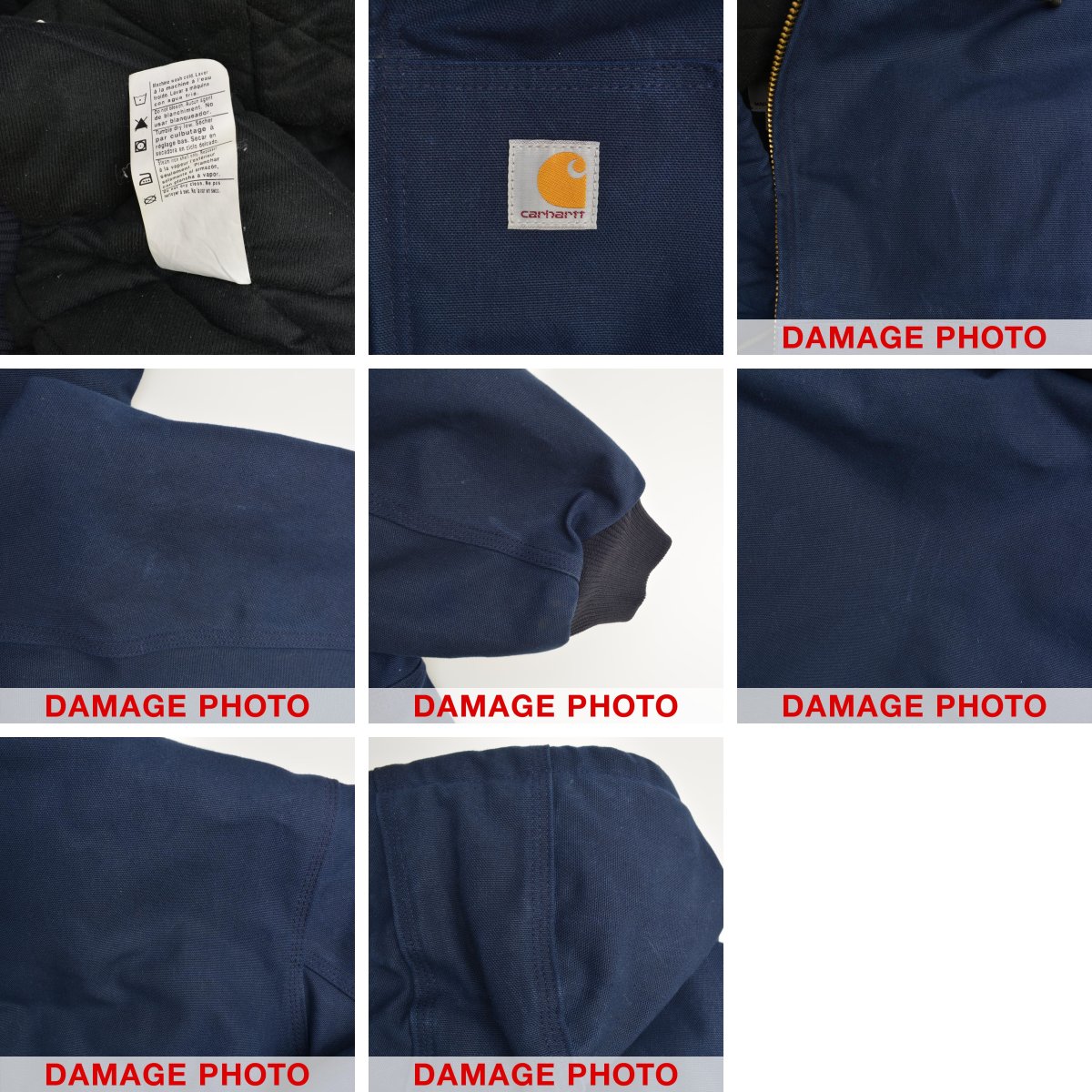 カーハート　アクティブパーカー　ネイビー　アメリカ製 00s carhartt カーハートアクティブジャケット ダックパーカー