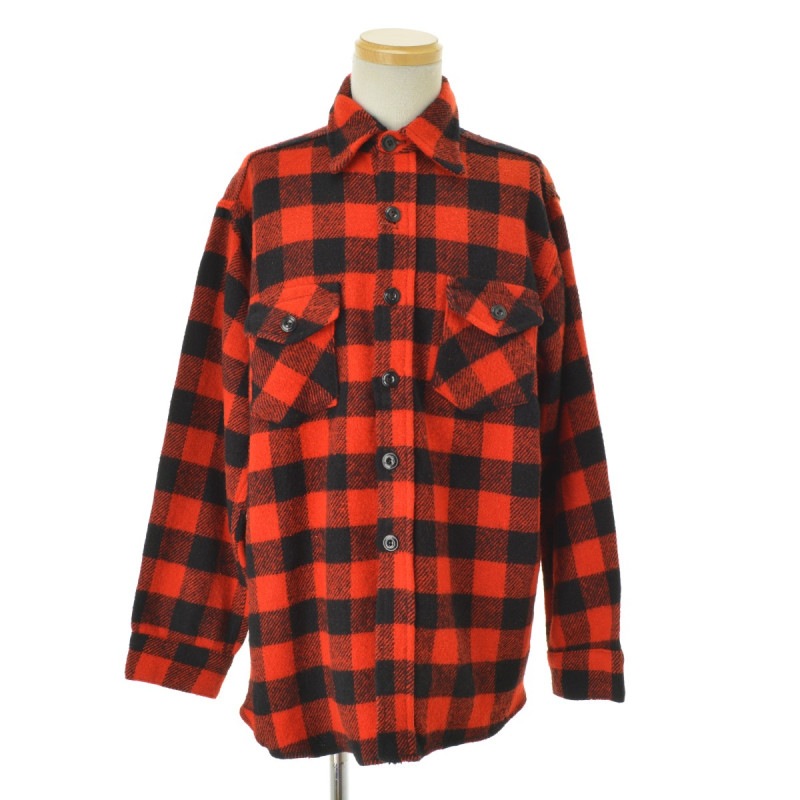 ブランド古着】FROSTPROOF 70s～ ウール バッファローチェック 長袖