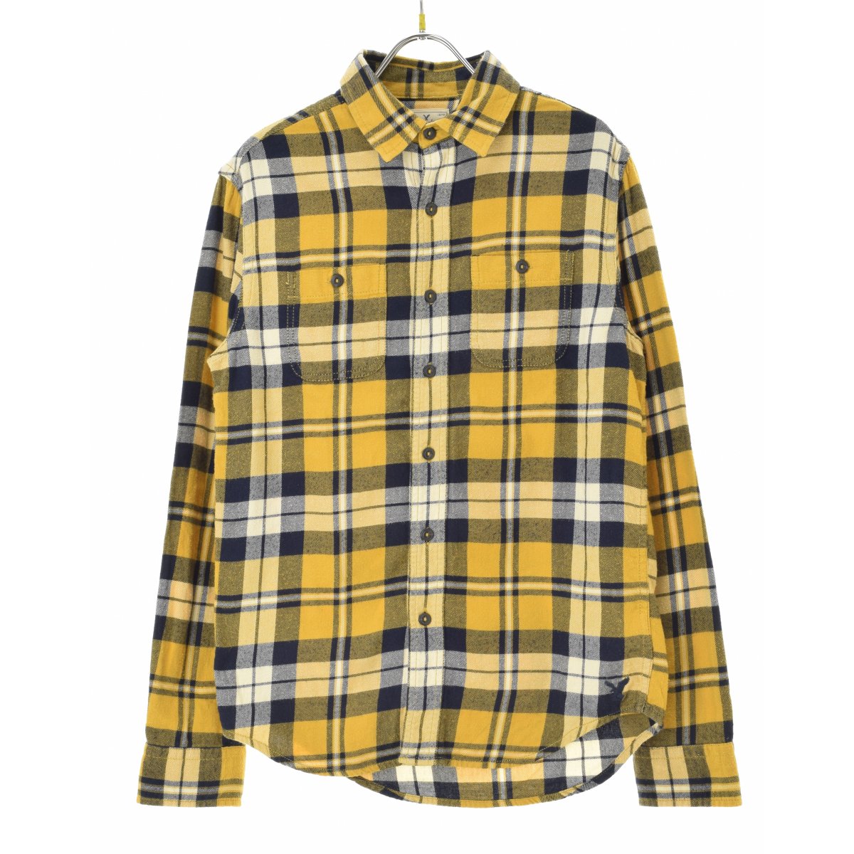 古着 アメリカンイーグル AMERICAN EAGLE OUTFITTERS 長袖 フランネルチェックシャツ メンズS相当/eaa595405 古着 アメリカンイーグル AMERICAN EAGLE OUTFITTERS 長袖 フランネル