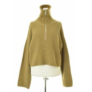 OVAL SQUARE / �������� �������� oval square Want half zip knit �ϡ��ե��åץ����åץɥ˥å� Ĺµ�˥åȥ������� 