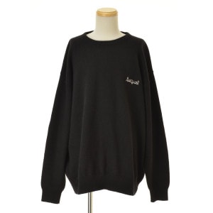 SEQUEL / ���������� SQ-24AW-KN-01 RACCOON KNIT CREW NECK BLACK Ĺµ�˥åȥ������� 