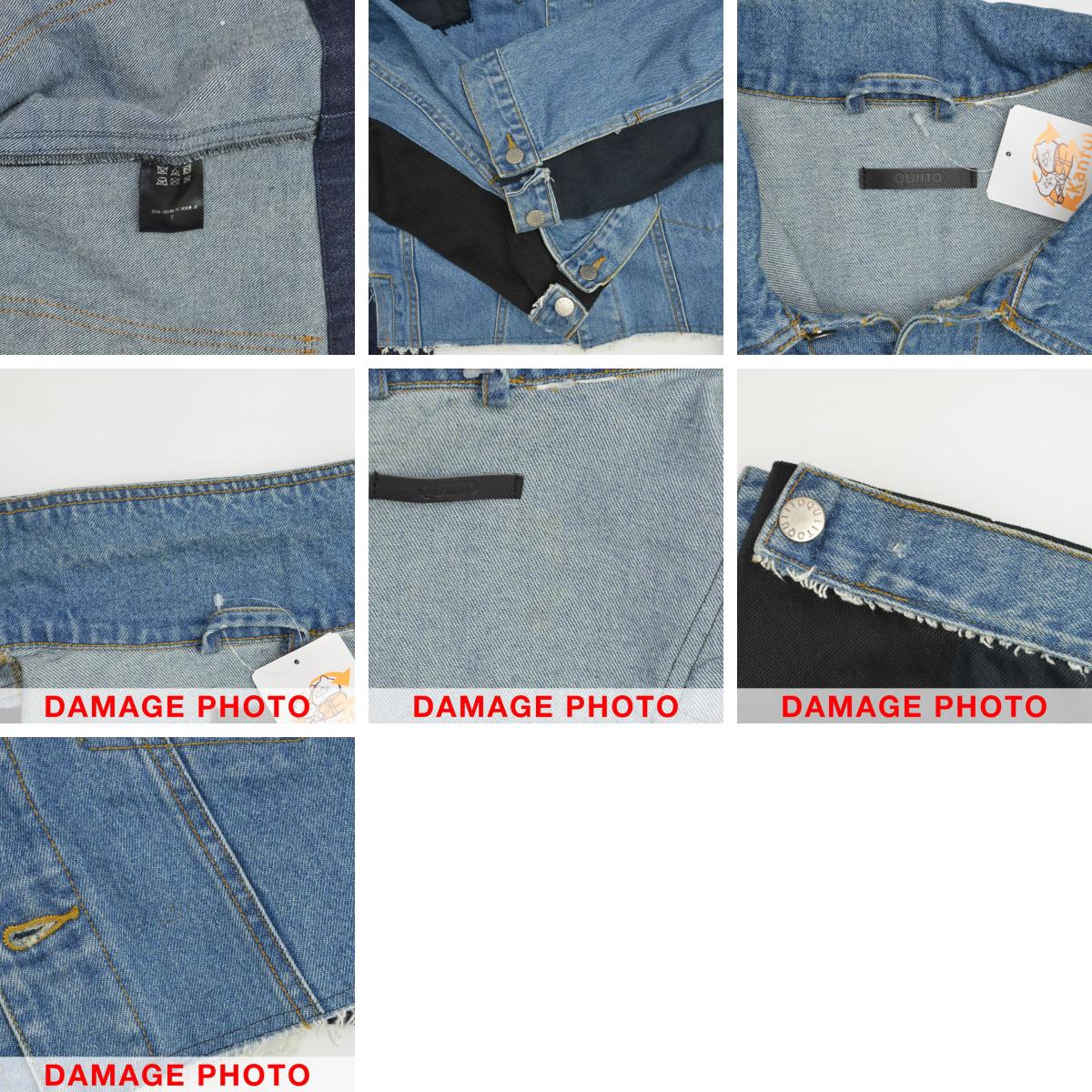 【QUIITO×RHCRonHerman】24AW 別注 Q24A-J001RH PT DENIM JKデニムジャケット QUIITO×RHCRonHerman】24AW 別注 Q24A-J001RH PT DENIM JKデニム