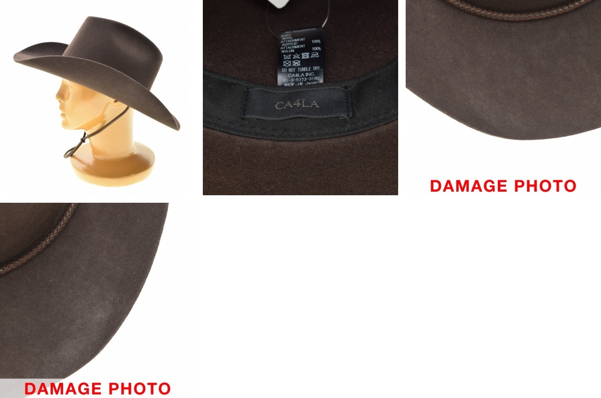 CA4LA カシラ　ウールハット　6個セット アウトレット ストアファッション - CA4LA カシラ ウールハット 6個セット