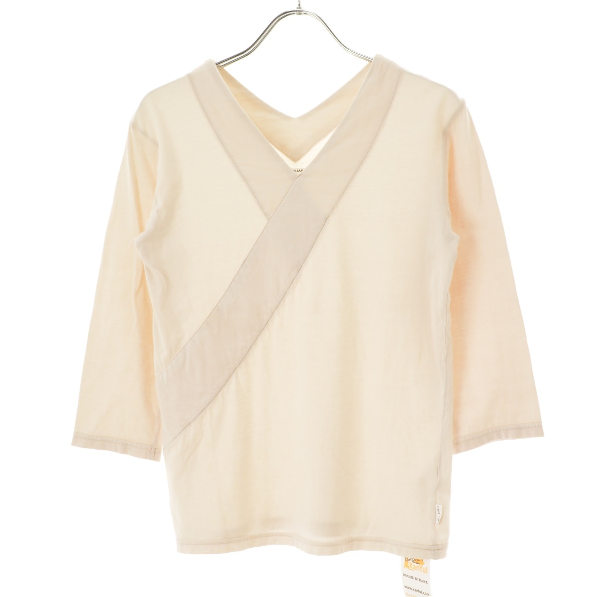 ブランド古着】SOU SOU / ソウソウ 抜衿ジバン 六分丈 七分袖Tシャツ