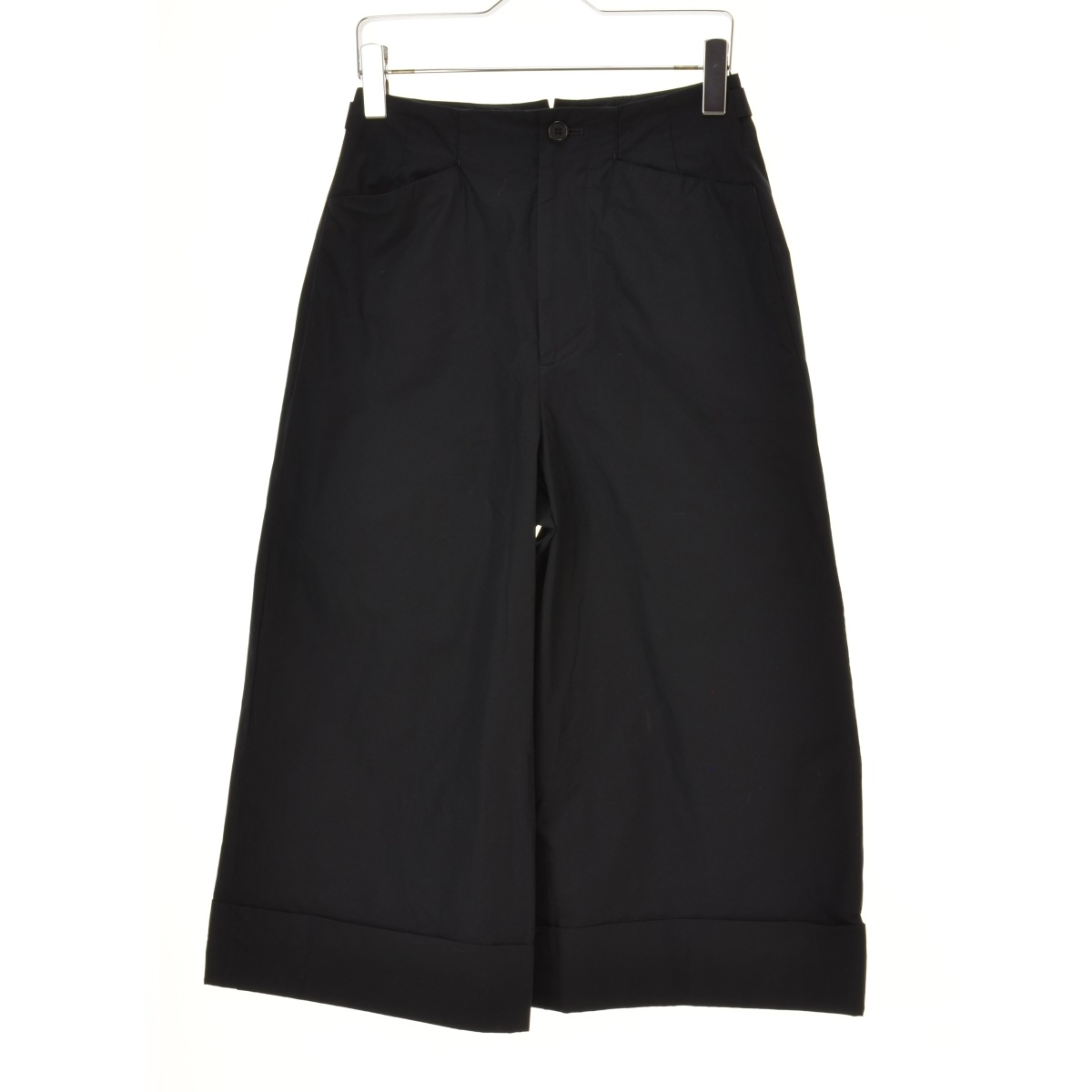 マーガレットハウエル 24SS COTTON TWILL パンツ ブラック MARGARET HOWELL（マーガレットハウエル）の「COTTON TWILL