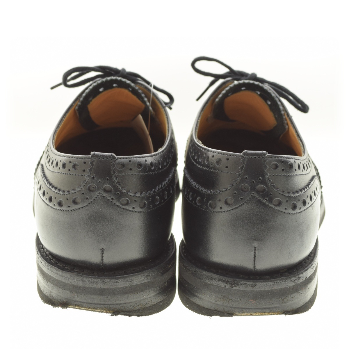 （数回着用程度）church's burwood 37 black チャーチ ブランド古着】Church's / チャーチ BURWOOD R LW レザーシューズ