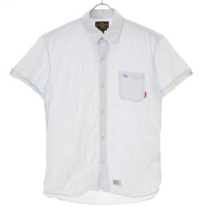 WTAPS / ���֥륿�åץ� 08SS 2008/1st ARDT-SH-M04 B.C S/S SHIRTS.FORM.COTTON.STRIPE Ⱦµ����� 