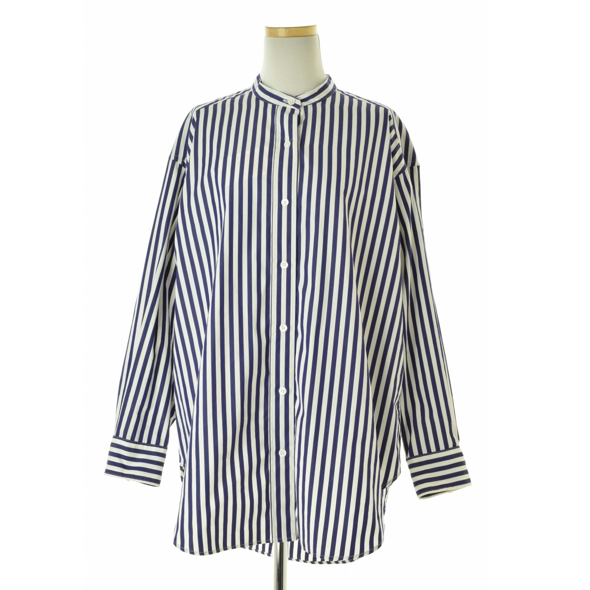 24AW L'ESSAGE THOMAS MASON スタンドカラーシャツ journal standard L'essage（ジャーナルスタンダードレサージュ）の