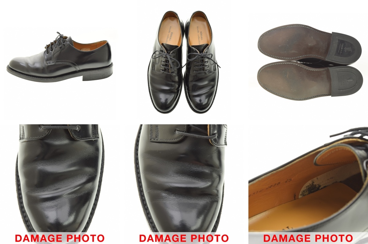 REGAL Worth collection ブラックレザー ビジネスシューズ REGAL Worth collection ブラックレザー ビジネスシューズ