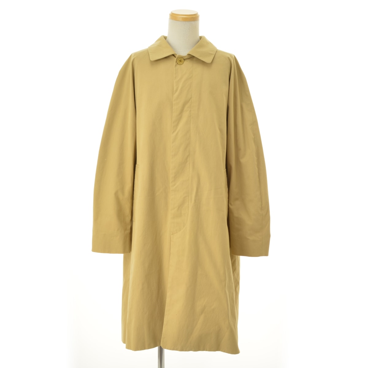 YAECA（ヤエカ）ステンカラーコート スタンダード KHAKI 19502 【公式