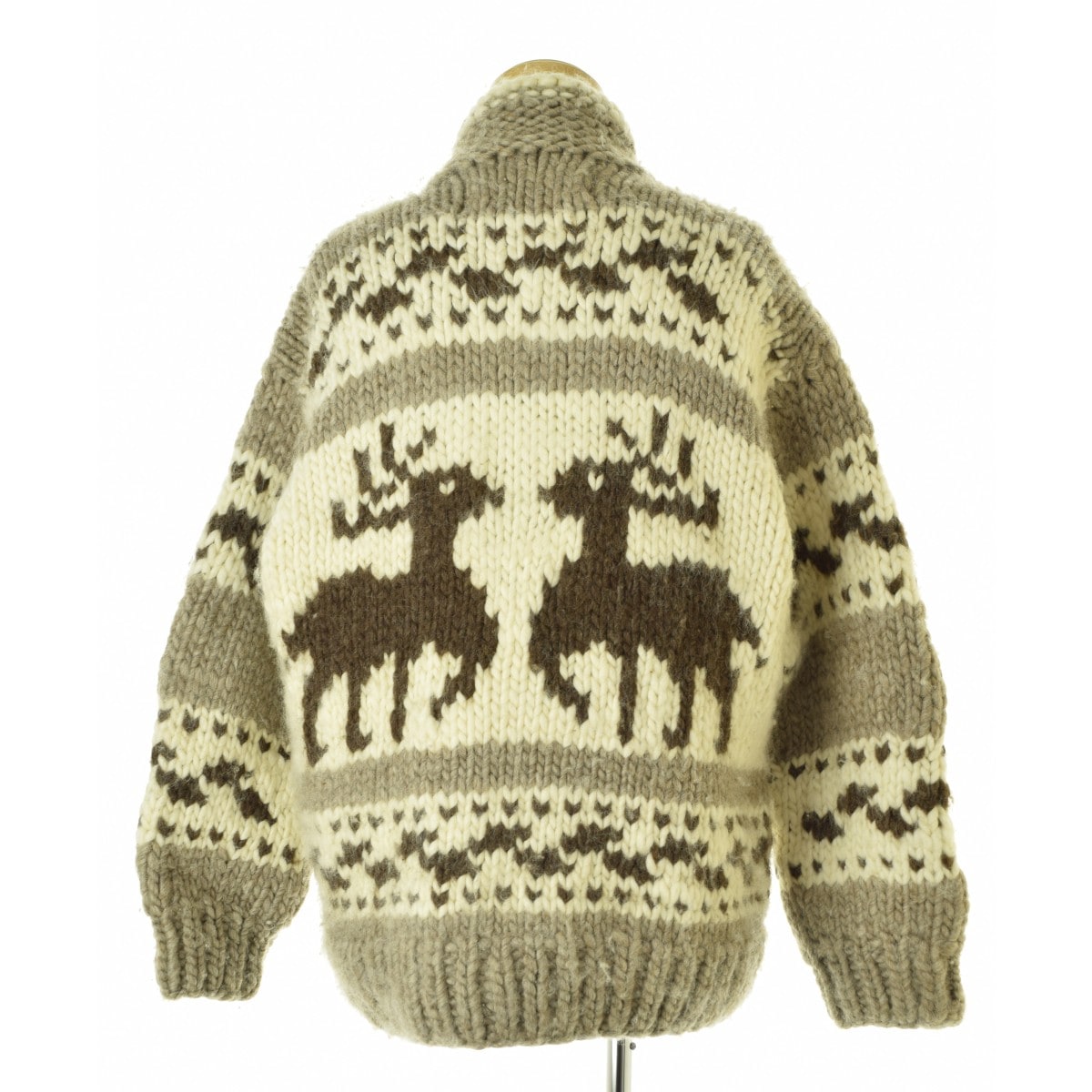 ブランド古着】KANATA / カナタ トナカイ柄ハンドニットウール