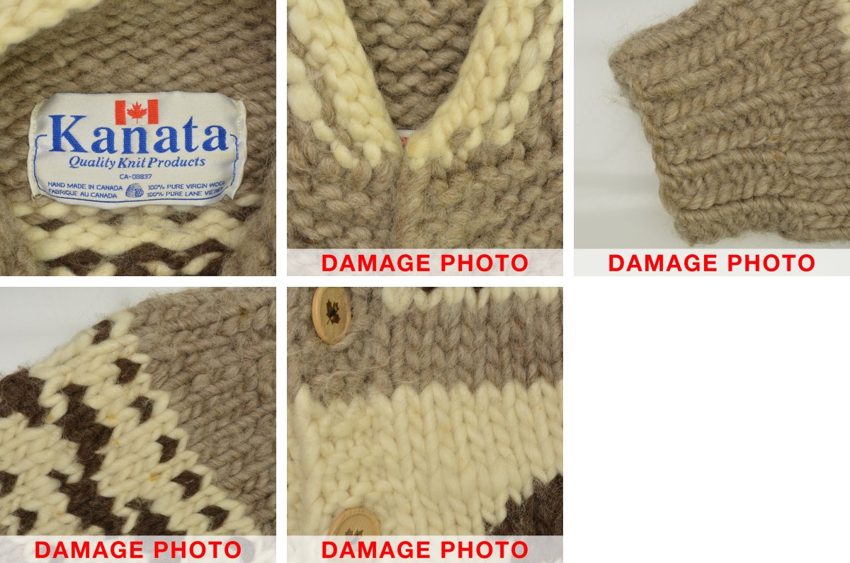 ブランド古着】KANATA / カナタ トナカイ柄ハンドニットウール