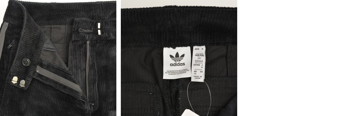 極太 IVYPARK adidas バギーパンツ 太畝コーデュロイ サイドライン