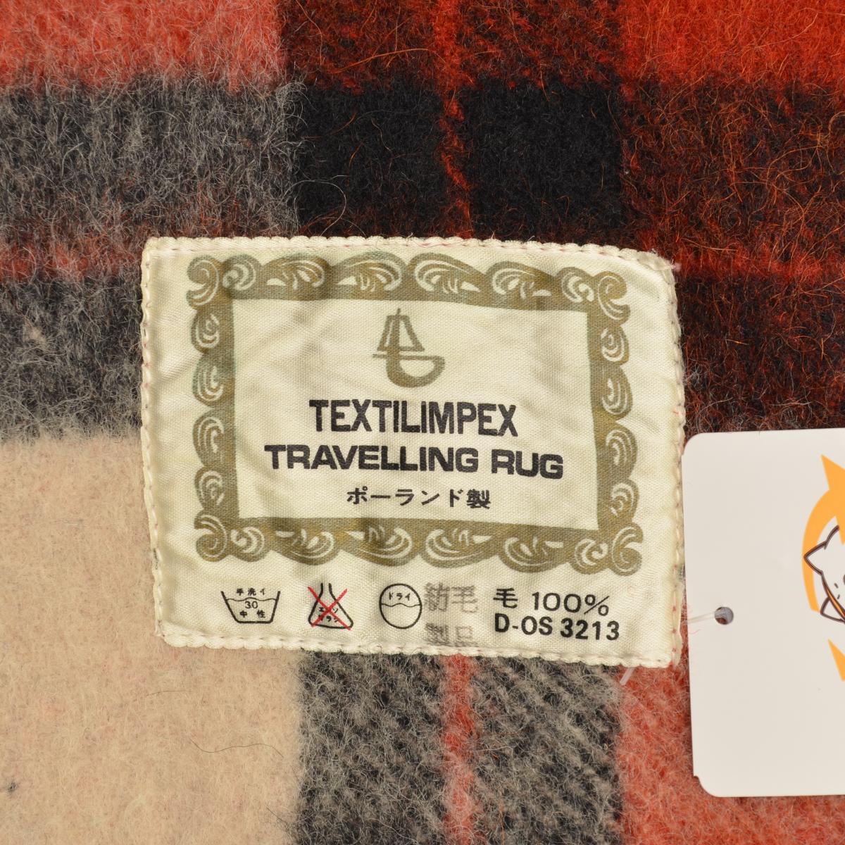 TEXTILIMPEX TRAVELLING RUG トラベルラグ ブランケット TEXTILIMPEX TRAVELLING RUG トラベルラグ ブランケット