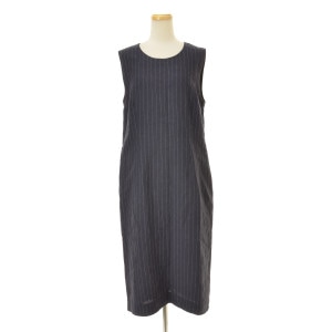 MARGARET HOWELL / ޡåȥϥ 25SS 5785156002 YARN DYED LINEN DRESS ͥ  Ρ꡼֥ԡ 