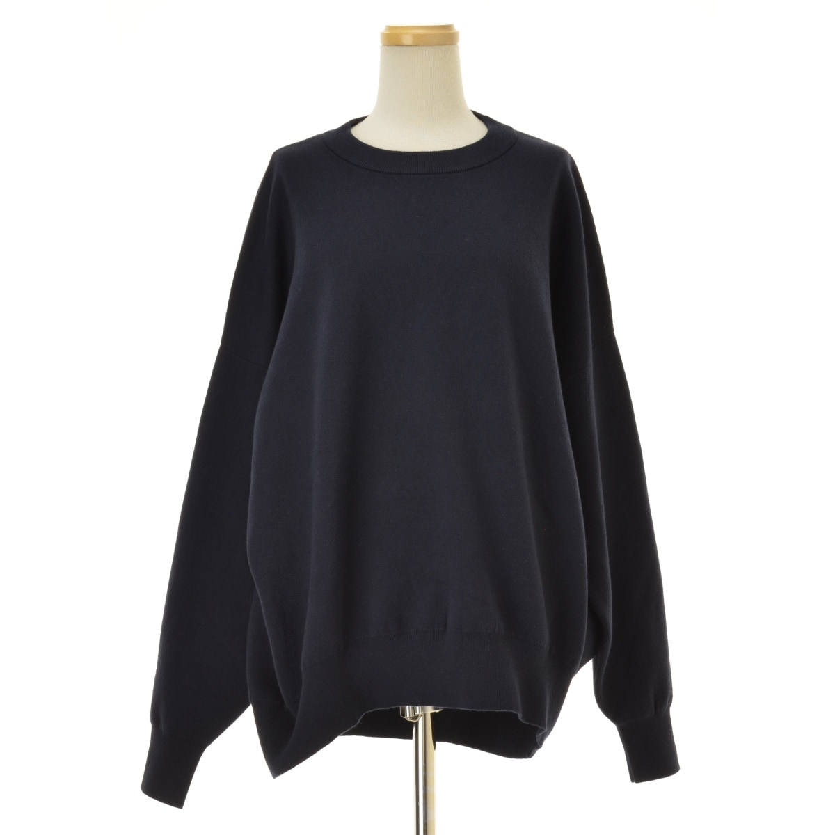 A17589 美品 ミューズドゥーズィエムクラス カシミヤ混 アゼプルオーバー黒 Deuxieme Classe カシミア プルオーバー 黒 A17589 美品 ミューズ