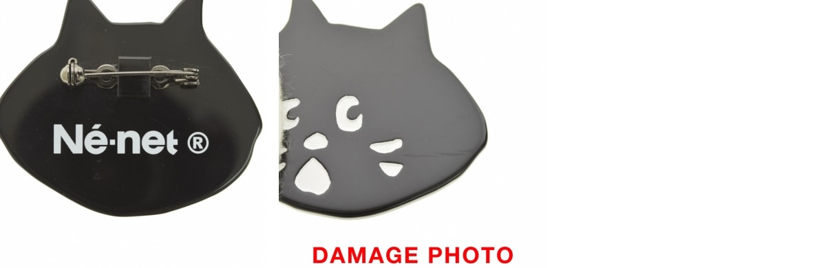 Ne-net にゃー　マスコット　刺繍バッジ Ne-net にゃー マスコット 刺繍バッジ Ne-net にゃー マスコット