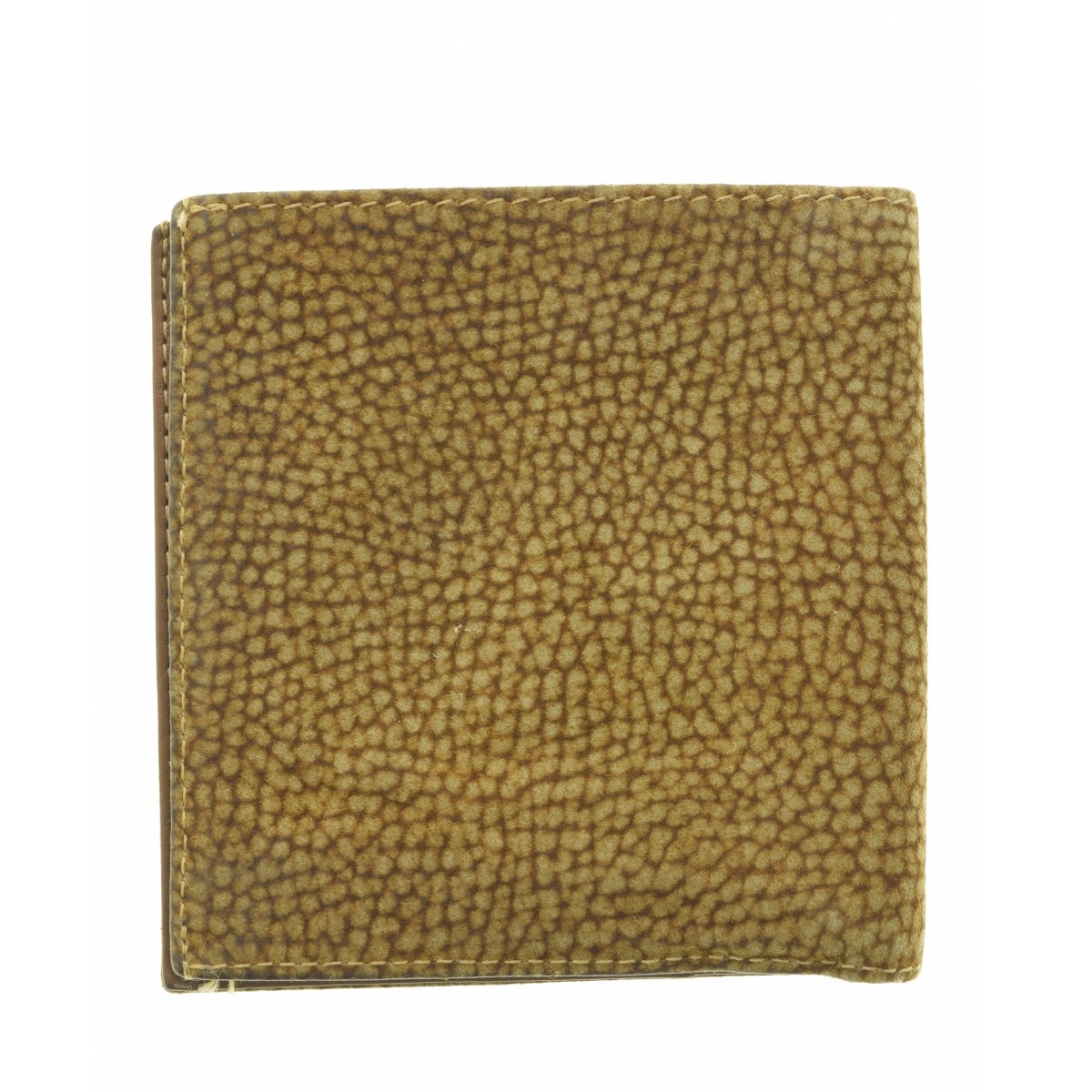 ブランド古着】BORBONESE / ボルボネーゼ ウズラ柄 レザー二つ折り