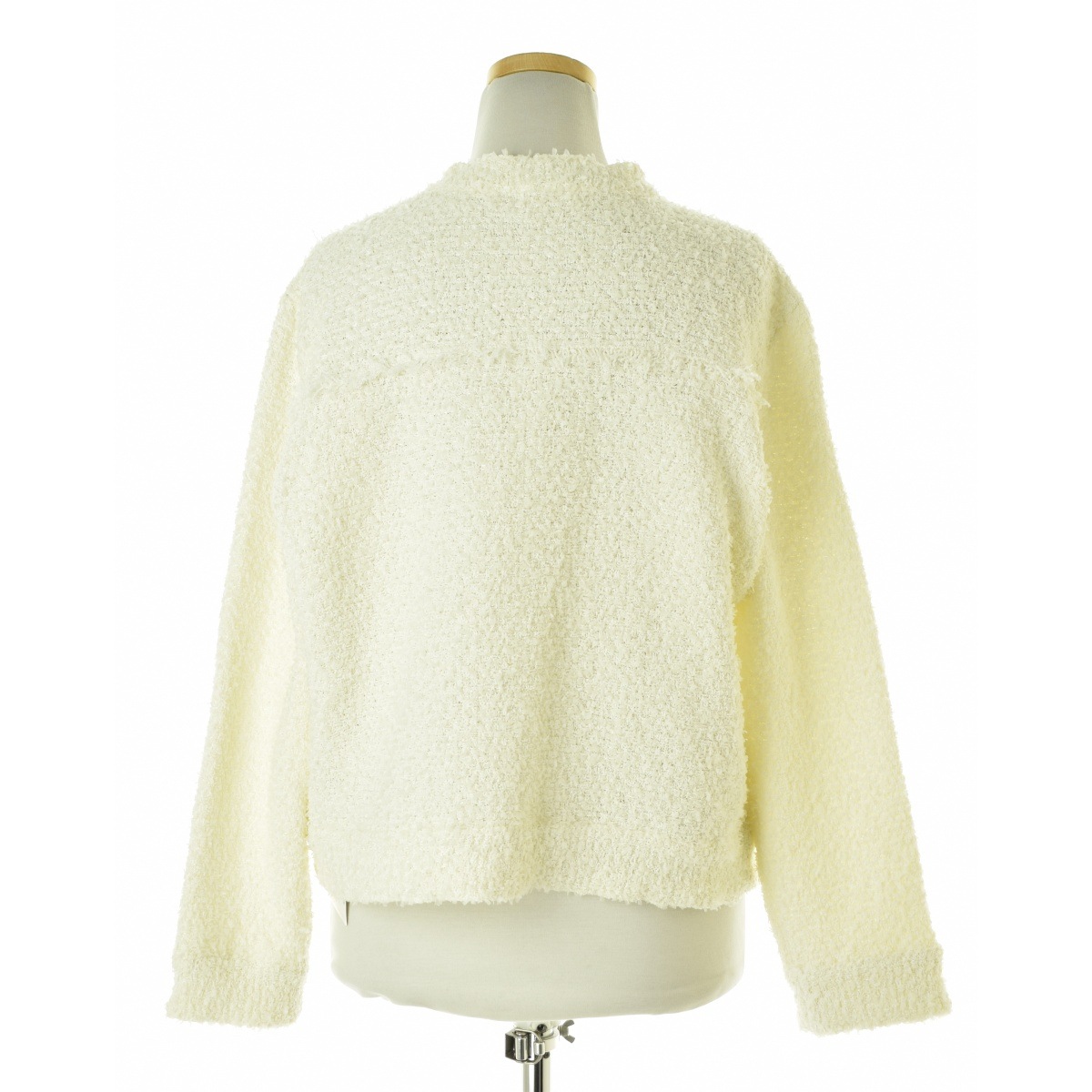 【BALLSEY】25SS 11025102004 ミックスツイード クルーネックカーディガン長袖カーディガン ブランド古着】BALLSEY / ボールジー 25SS 11025102004 ミックス