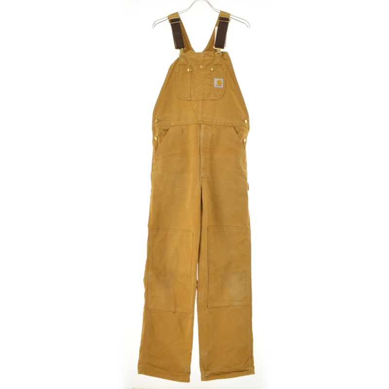 【CARHARTT】R01 BRN ダブルニー ダックオーバーオール　カーハート ブランド古着】CARHARTT / カーハート R01 BRN ダブルニー
