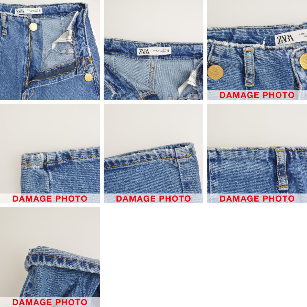 ZARA 完売　今期ビーズデニム　32ザラ　ジーンズ ブランド古着】ZARA / ザラ 6147/157/427 デニムパンツ | スタンダード