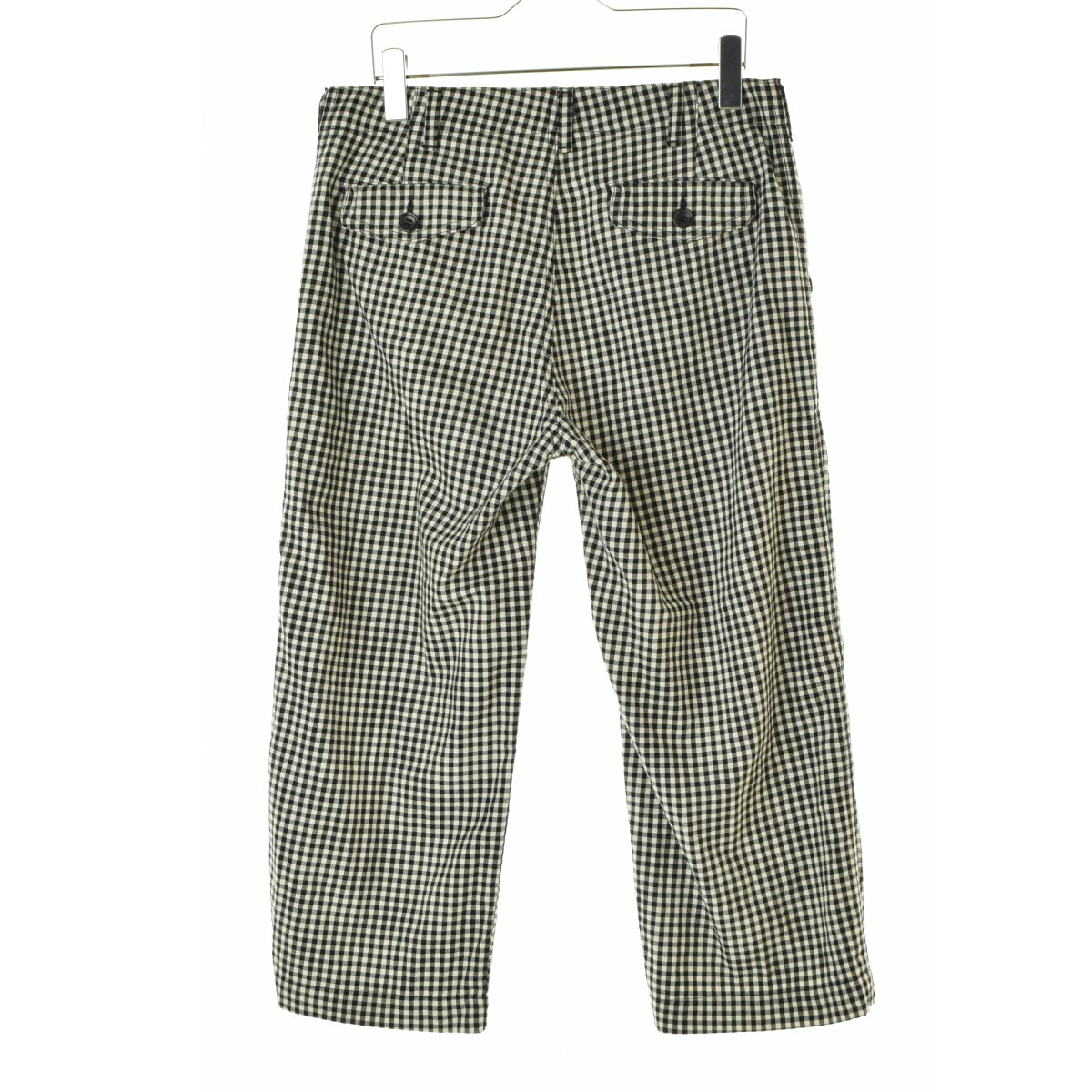 トリココムデギャルソン　パンツ　ギンガムチェック　白黒グレー ブランド古着】COMME des GARCONS TRICOT / コムデギャルソン