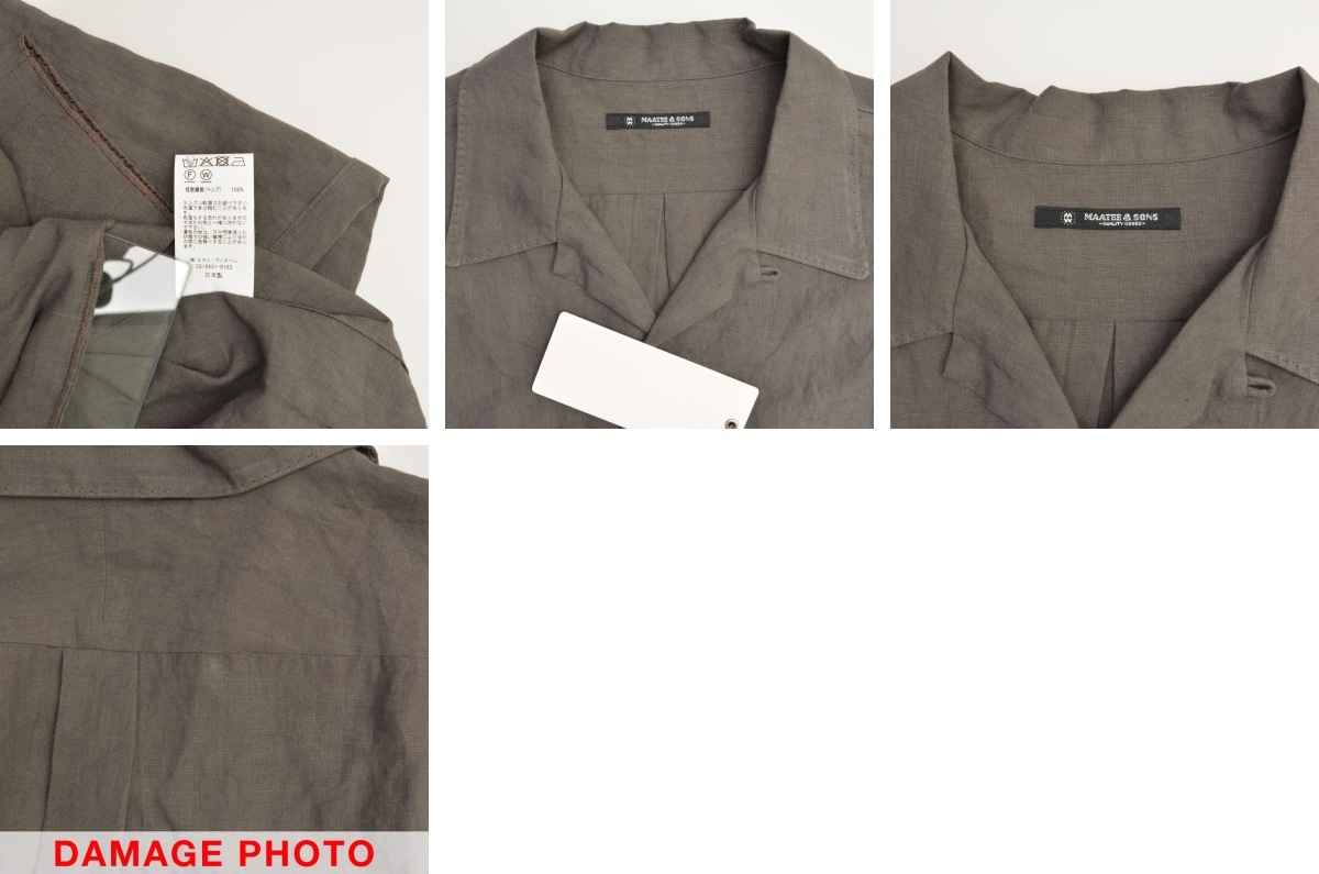 トップス MAATEE&SONS HANDKERCHIEF SH\