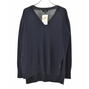 Theory / ꡼ 01-8101729 HIGH TWIST COTTON PLACKET VNECK H Ĺµ˥åȥ 