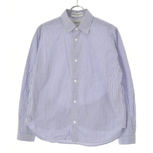 YAECA / 䥨 14182 COMFORT SHIRT եȥ BLUE-STRIPE Ĺµ 