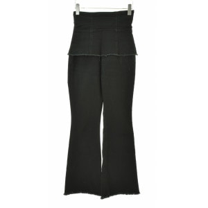 CLANE / ����� 14111-7321 CORSET BELL BOTTOM DENIM PANTS ���륻�å� �٥�ܥȥ� �ǥ˥�ѥ�� 