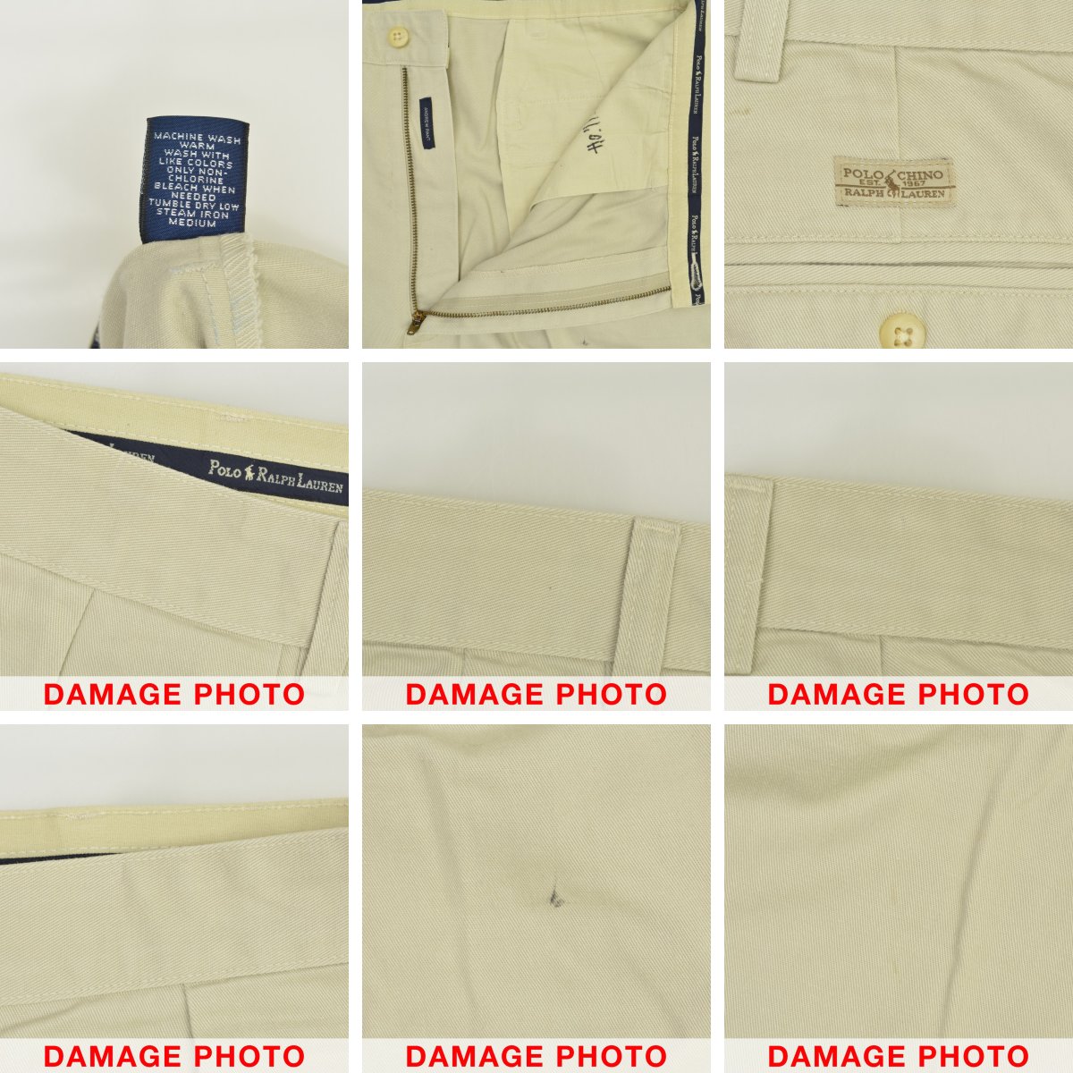 POLO RALPH LAUREN ANDREW PANT w31 メキシコ製 ブランド古着】POLO RALPH LAUREN / ポロ ラルフローレン ANDREW