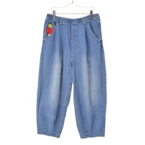 アルベロベロ☆ダークデニム 刺繍パンツ アルベロベロ☆刺繍デザイン