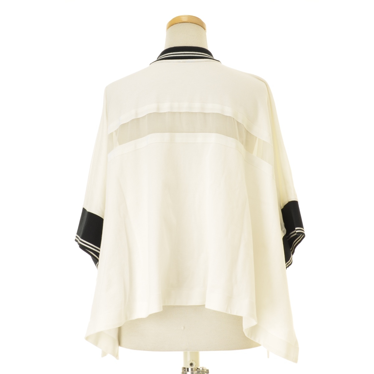 【完売品】sacai ポロシャツブラック　21-05482 楽天市場】sacai ポロの通販