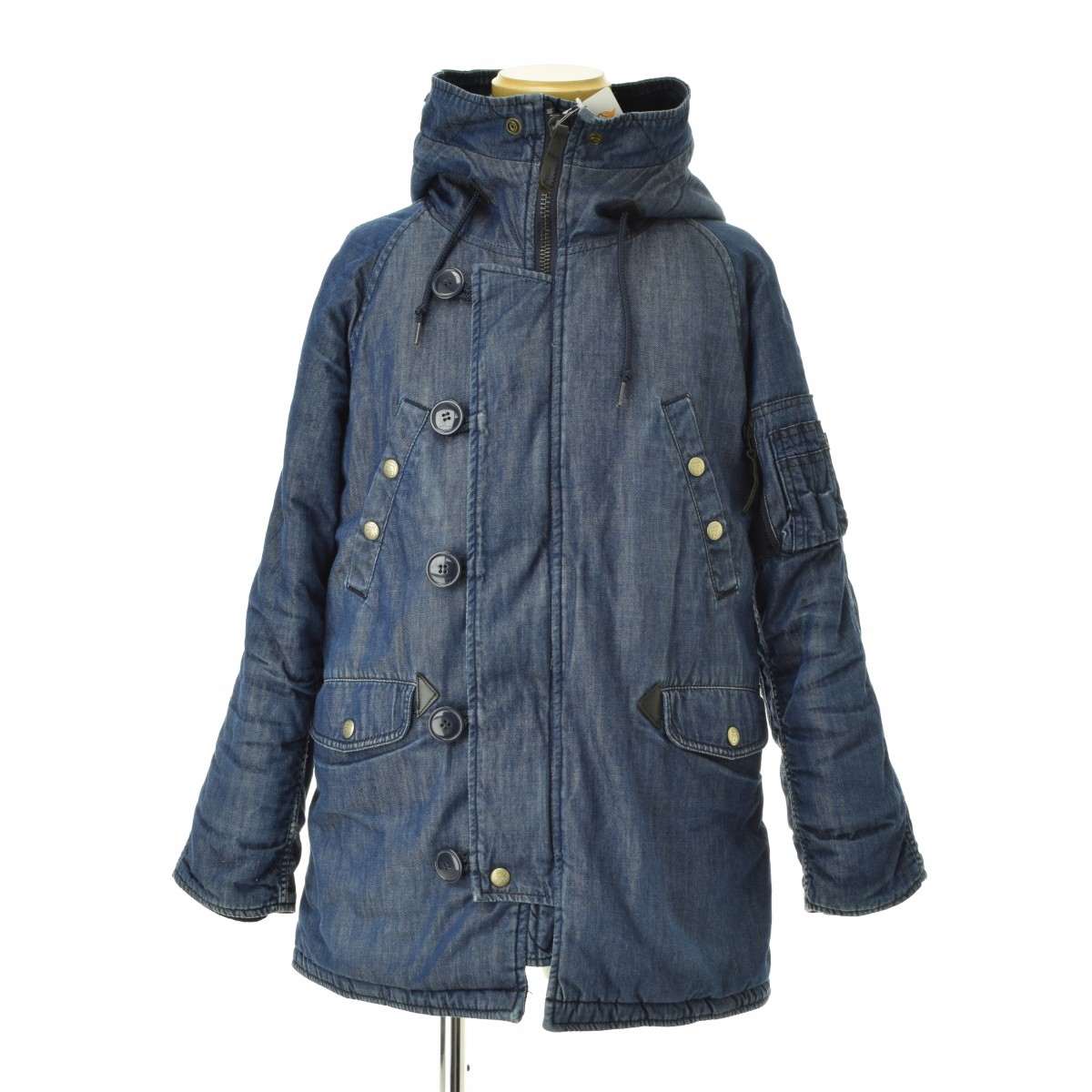 ALPHA × Lee STORM RIDER　N-3B　中綿 デニム コート ALPHA × Lee STORM RIDER N-3B 中綿 デニム コート Lee Storm Rider