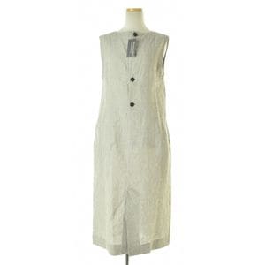 MARGARET HOWELL / ޡåȥϥ 25SS 5785156002 YARN DYED LINEN DRESS ͥ  Ρ꡼֥ԡ 