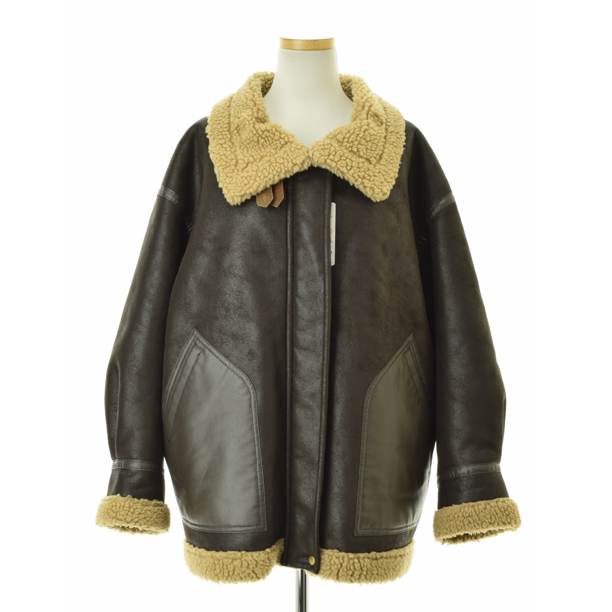 ジャーナルスタンダード　レサージュ　フェイクレザーオーバーサイズジャケット フェイクレザーオーバーサイズジャケット | ジャーナルスタンダード