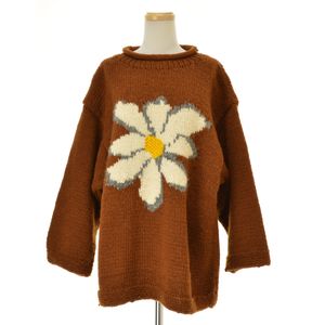 MacMahon Knitting Mills / ޥޥۥ˥åƥ󥰥ߥ륺 ˥å Roll Neck Knit-Flower  Ĺµ˥åȥ 