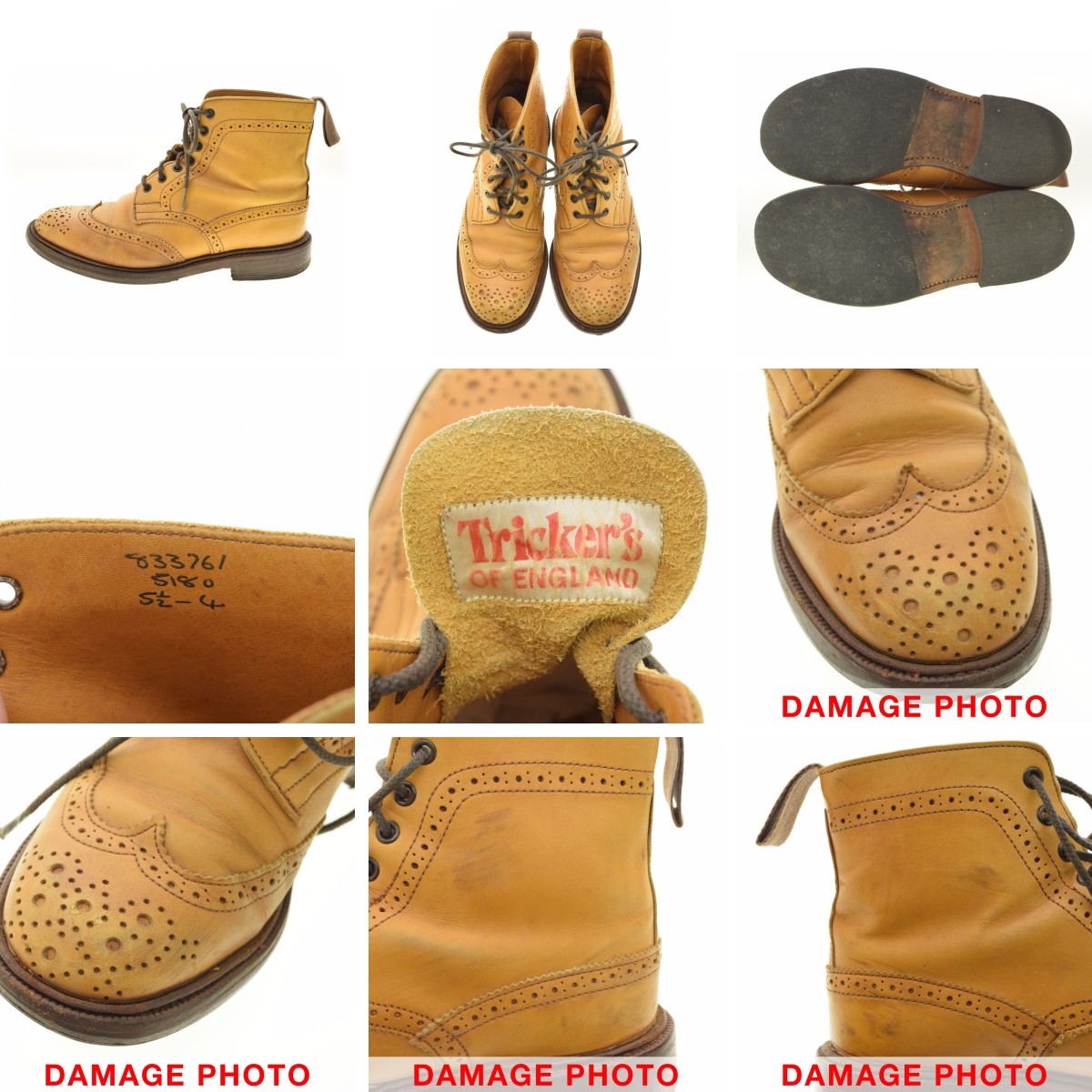 【Tricker’s 】ウィングチップ カントリーブーツ UK8.5 楽天市場】トリッカーズ カントリーシューズ ウイングチップ (5095