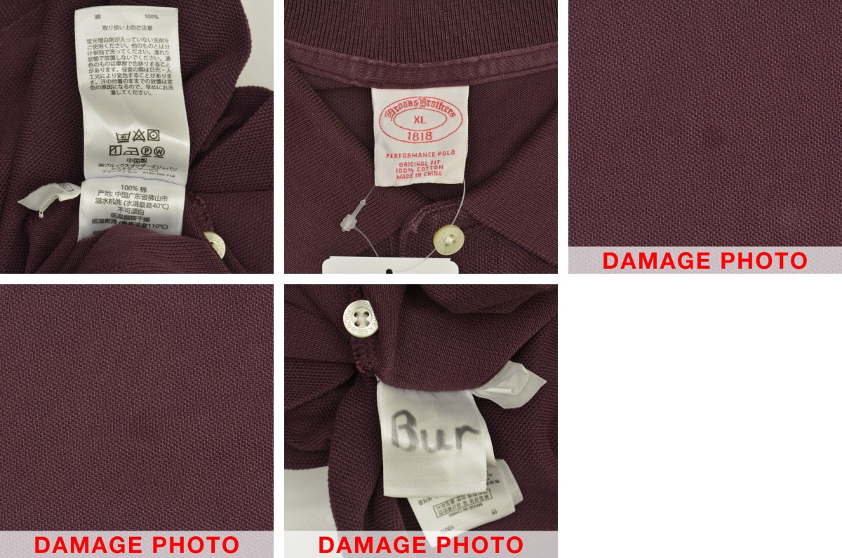 【未使用級✨】ブルックスブラザーズ ポロシャツ 刺繍 鹿の子 黒金XL bazzstore_1137440770152
