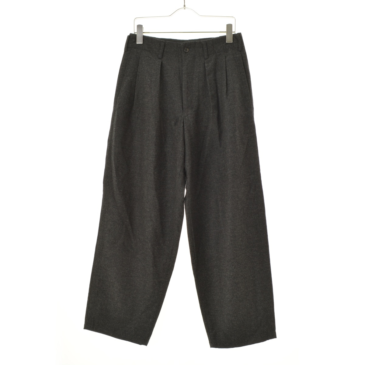 未使用に近い 90s⭐️ワイズフォーメン スラックスパンツ ウールギャバジン 黒 ブランド古着】Y'S FOR MEN / ワイズフォーメン 〜90s