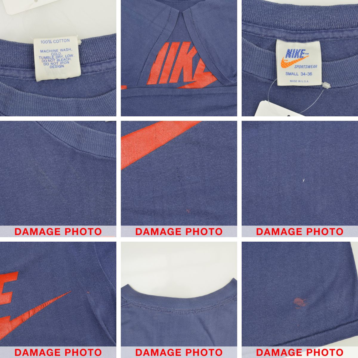 70s usa製 NIKE オレンジスウォッシュ スウェット vintage 楽天市場】70s USA製 ビンテージ □ NIKE スウォッシュ ロゴ