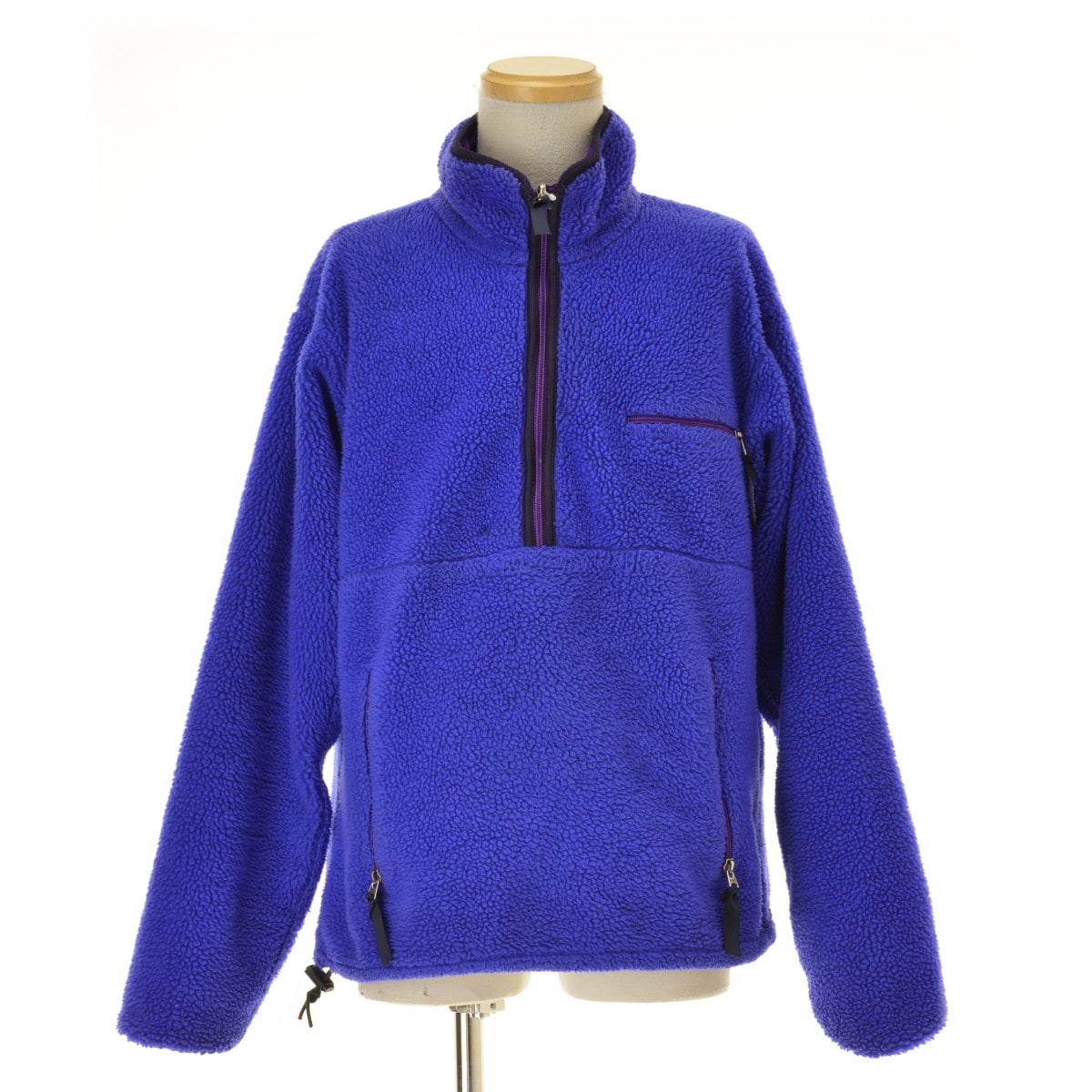 【美品】90s patagonia 雪なし USA製 ジャケット Mサイズ 紫 ブランド古着】PATAGONIA / パタゴニア 90s USA製 雪なし パイル